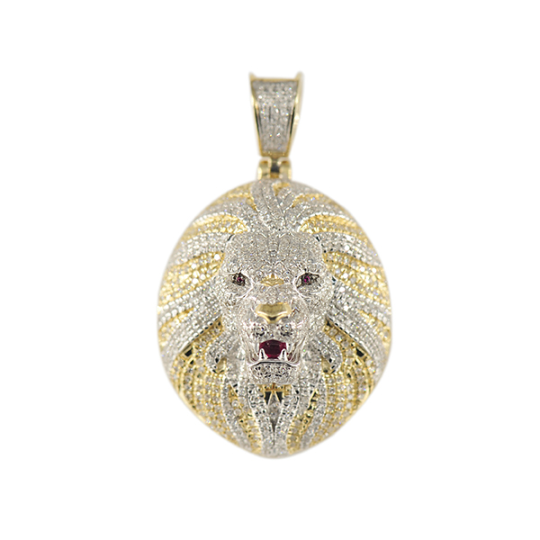 1W900-113665 - Diamond Lion Pendant